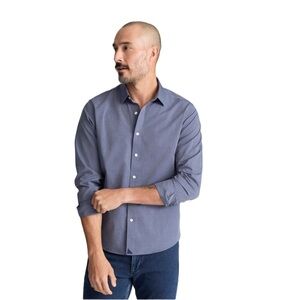 Untuckit Slim Fit Wrinkle-Free Orville Shirt Blue Size XL